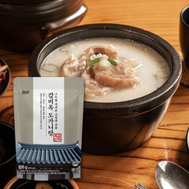 [Jinji]Gammiok Ox Knee Soup_650g_Gammiok Ox Knee Soup,  hot soup, full of nutrition, dinner, crockpot soup_made in Korea 